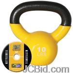 JCBid.com online auction Gofit-gf-kbell10-kettelbell-iron-core-training-dvd-10-lbs-yellow