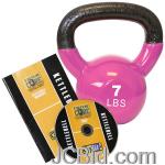 JCBid.com online auction Gofit-gf-kbell7d-premium-kettlebell-with-training-dvd-7-lbs-magenta