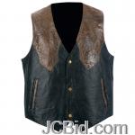 JCBid.com BRNBLK-WESTERN-STYLE-VEST-M