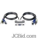 JCBid.com online auction Iogear-gcs632u-miniview-micro-2-port-usb-plus-audio-kvm-switch