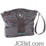JCBid.com online auction Brown-lth-purse-with-beads