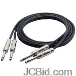 JCBid.com online auction Pyle-pro-pcbl2f6-premium-qualitydual-14-male-to-14-male-jack-6-ft