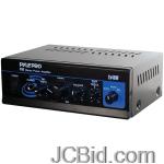 JCBid.com online auction Pyle-home-pta2-mini-stereo-power-amplifier-40w-x-2