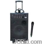JCBid.com online auction Pyle-pro-pwma1080i-vhf-wireless-portable-pa-systemecho-with-ipod-dock-800-watt