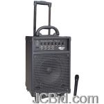 JCBid.com online auction Pyle-pro-pwma330-300-watt-vhf-wireless-battery-powered-pa-system-includes-1-vhf-wireless-microphone-8-full-range-speaker