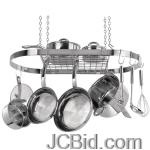 JCBid.com online auction Range-kleen-cw6001r-oval-pot-rack-stainless-steel