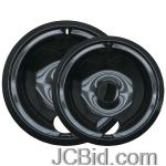 JCBid.com online auction Range-kleen-p139402xcd5-black-drip-pans-plug-in-ranges-fits-most-ge-hotpoint-kenmore-rca-models-after-1990