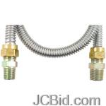 JCBid.com online auction Dormont-30-3141-72-gas-range-gas-furnace-flex-lines-72-gas-range-ffitted-with-12-mip-tapped-with-38-fip-x-34-mip-tapped-with-12-fip