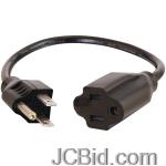 JCBid.com online auction Cablestogo-3116-18-gauge-power-extension-cord-10-ft