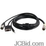 JCBid.com online auction Rapidrun-42342-hd15-35mm-xlr-male-balanced-audio-flying-lead-6-ft