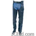 JCBid.com online auction Sld-cowhide-chaps-w-braids-l