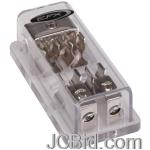 JCBid.com online auction Scosche-efx-cblock2-agu-fuse-power-distributor-one-4-gauge-in-two-8-gauge-out