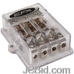 JCBid.com online auction Scosche-efx-cblockm4-maxi-fuse-power-distributor-one-4-gauge-in-four-8-gauge-out