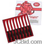 JCBid.com online auction 8pc-steak-knife-set-chefrsquos-secret-8pc-steak-knife-set