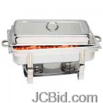 JCBid.com online auction Stnlss-stl-chafing-dish-maxam-stainless-steel-chafing-dish
