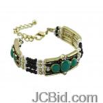 JCBid.com online auction Seed-bead-and-stone-bracelet-your-choice-of-color