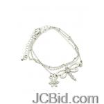 JCBid.com online auction Beautiful-dragonfly-bracelet-silver