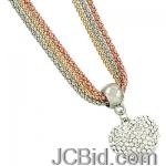 JCBid.com Crystal-Heart-3Strand-necklace