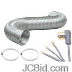JCBid.com online auction 8-4-diameter-ducting-2x-4-metal-worm-clamps-6-3-wire-closed-cord