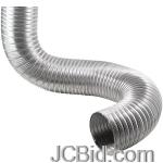 JCBid.com online auction Deflecto-a0489-semi-rigid-flexible-aluminum-duct-4-dia-x-8-ft