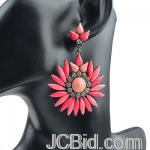 JCBid.com online auction Round-dangle-earrings