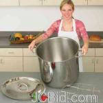 JCBid.com online auction 65qt-stock-pot-precise-heat-65qt-12-element-surgical-stainless-steel-stockpot