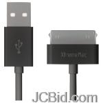 JCBid.com online auction Xtrememac-01995-usb-to-ipodiphone-dock-connector-cable-4-ft