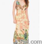 JCBid.com Butterfly-Print-Maxi-dress