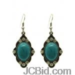 JCBid.com Natural-Stone-with-Crystal-bead-Earring