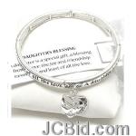 JCBid.com online auction Daughter-blessing-bracelet-with-charm