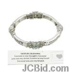 JCBid.com online auction Sister-blessing-bracelet-with-colored-gems