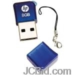 JCBid.com online auction Hp-p-fd8gbhp165-ef-blue-hpv165w-usb-flash-drive-8-gb