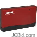 JCBid.com online auction Sunpak-allin1-cr-rd-all-in-one-card-reader-red