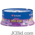JCBid.com online auction Verbatim-96542-85-gb-dual-layer-dvd-rs-30-ct-spindle