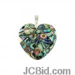 JCBid.com online auction Abalone-pendant-heart-shaped