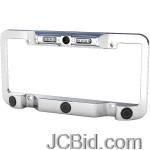 JCBid.com online auction Power-acoustik-lp-2csc-license-plate-frame-with-color-camera-object-sensor-ir-leds-chrome