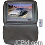 JCBid.com online auction Pyle-pl91hrbk-9-headrest-monitor-with-zipper-hide-away-cover-black