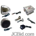 JCBid.com online auction Pyle-plmca20-100-watt-motorcycle-mount-amp-with-dual-weatherproof-speakers-ipodmp3-input