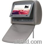 JCBid.com online auction Roadview-rhm-90g-9-headrest-with-built-in-dvd-player-gray