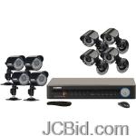 JCBid.com online auction Lorex-lh118501c8b-8-channel-500-gb-dvr-with-8-color-security-cameras