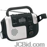 JCBid.com online auction Jensen-mr-720-self-powered-amfmnoaa-weather-radio-with-flashlight