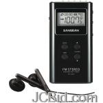 JCBid.com online auction Sangean-dt180blk-pocket-amfm-digital-radio