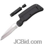 JCBid.com online auction Tool-logic-sl1-mini-knife-with-magnetic-led-flashlight-and-whistle-black