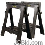 JCBid.com online auction Stanley-060864l-folding-sawhorses