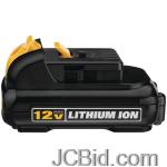 JCBid.com online auction Dewalt-dcb120-12v-max-battery-pack