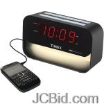 JCBid.com online auction Timex-t128b-decorative-xbbu-dual-alarm-clock-with-usb-charging-and-night-light-black