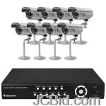 JCBid.com online auction Clover-electronics-bun0888-h264-dvr-bundle-with-8-cameras