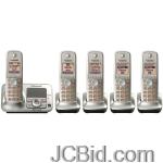 JCBid.com online auction Panasonic-kx-tg4025n-dect-60-cordless-phone-5-handsets