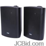 JCBid.com online auction Tic-corporation-asp120b-indooroutdoor-120-watt-speakers-with-70-volt-switching-black