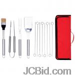 JCBid.com online auction 13pc-bbq-set-in-zipper-pouch